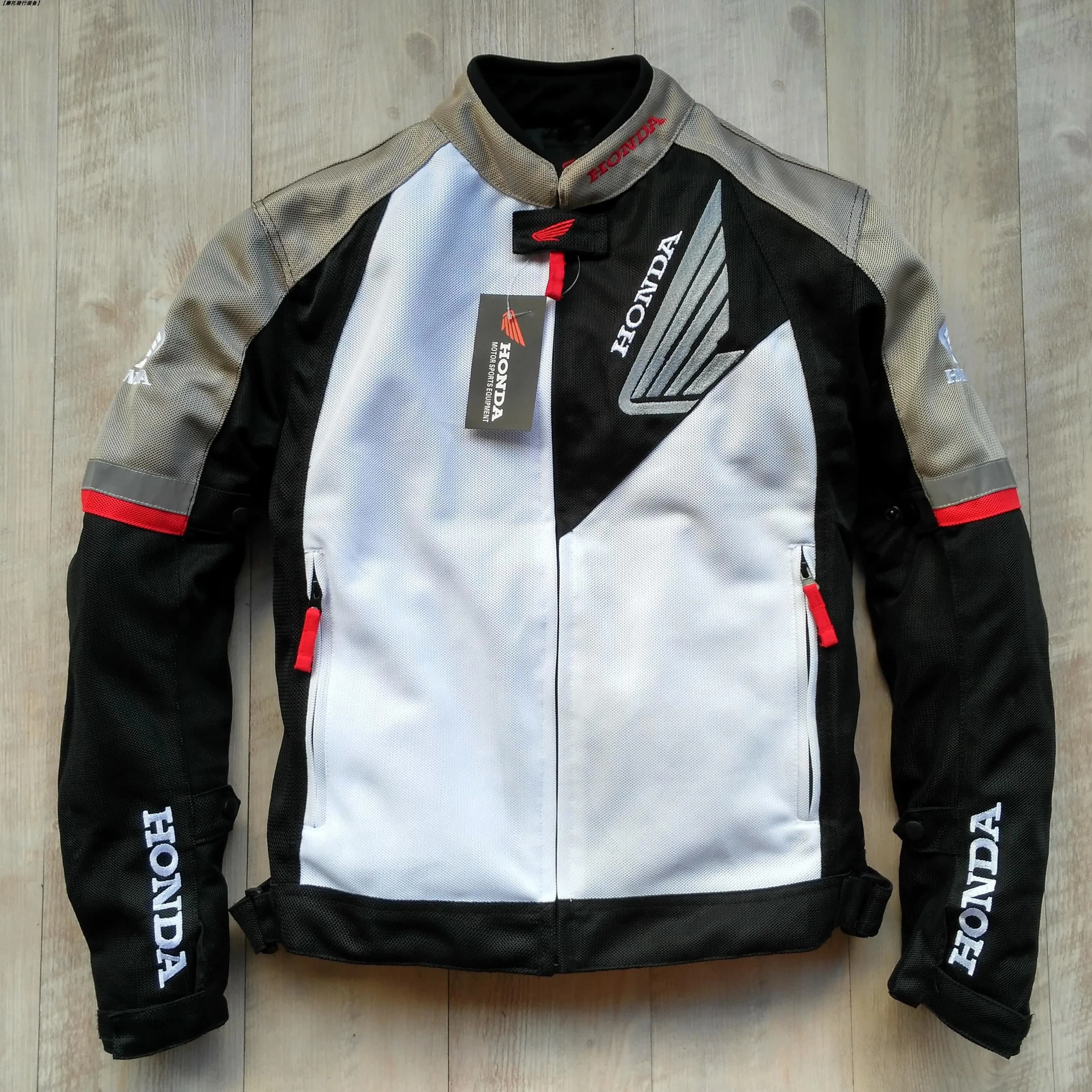 Veste de Moto Honda avec armure corporelle CE F1, veste de course pour hommes et femmes, vêtements d