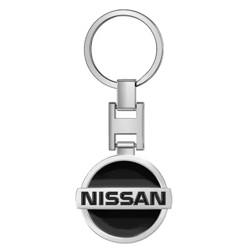 Porte-clés avec Logo de voiture en alliage de Zinc, accessoires pour Nissan Qashqai Juke Pulsar Sent