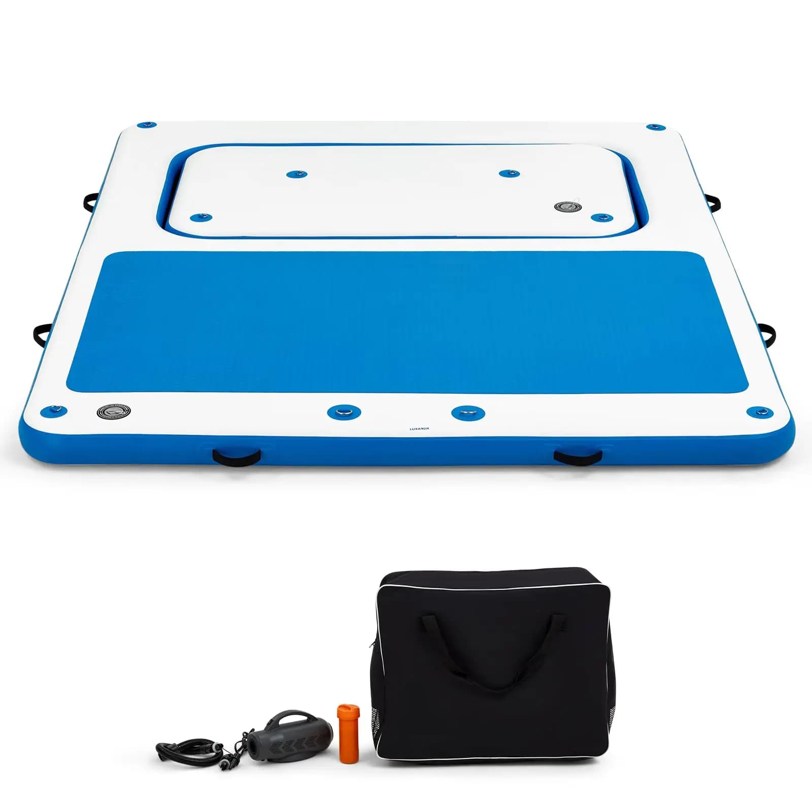 Loisirs aquatiques piscine extérieure lac océan plate-forme flottante gonflable quai flottant radeau