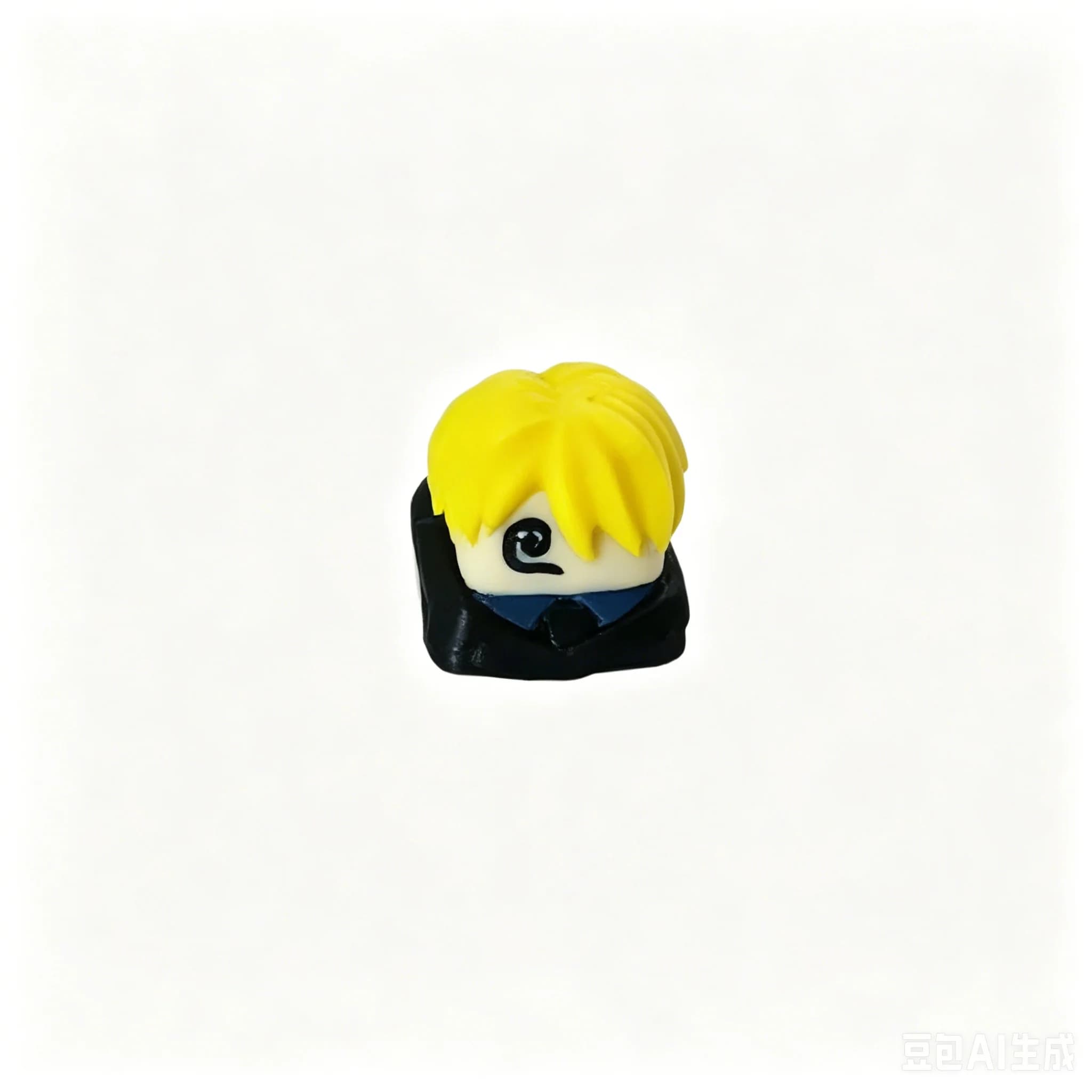 Keycap 3D One Piece Shanks Cheveux Roux Personnalisé Anime pour Clavier Mécanique Décoration Keycap 