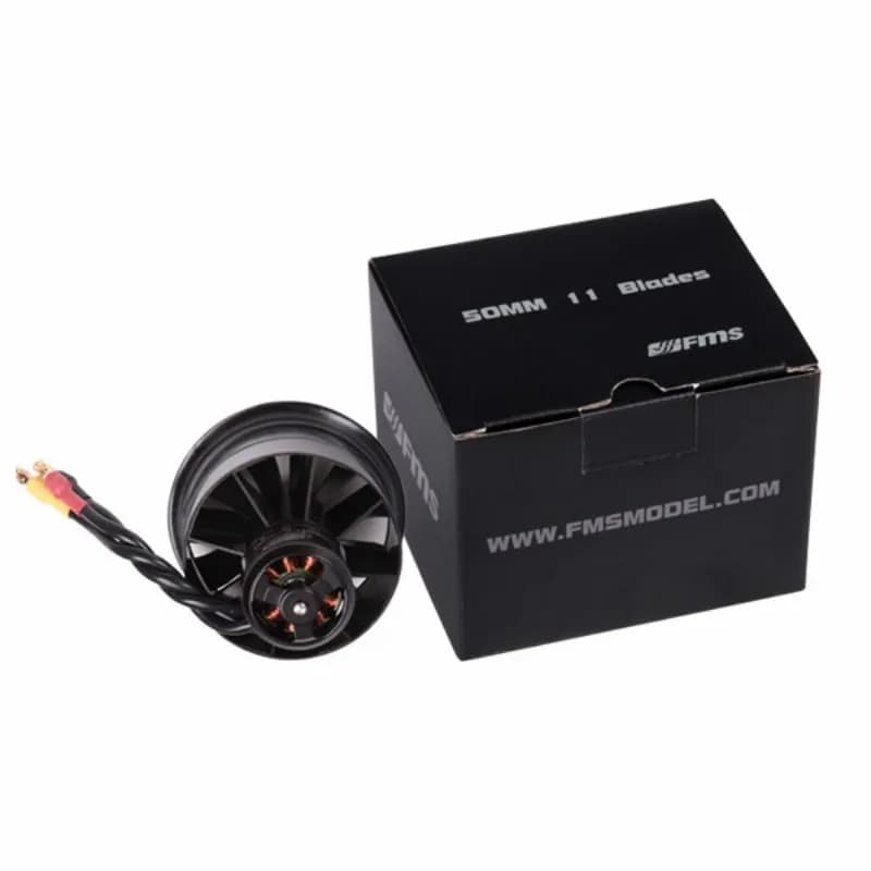 Système d'alimentation EDF FMS 50 mm à 11 pales avec moteur sans balais. Disponible en configuration