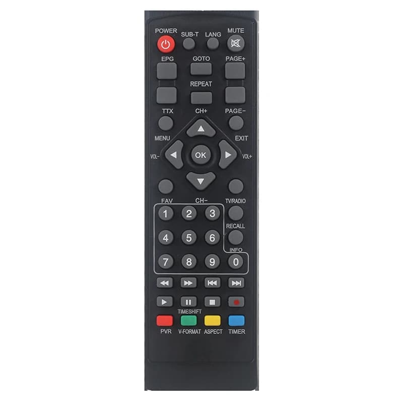 Télécommande pour télévision intelligente DVB-T2 STB HDTV décodeur intelligent haute définition numé