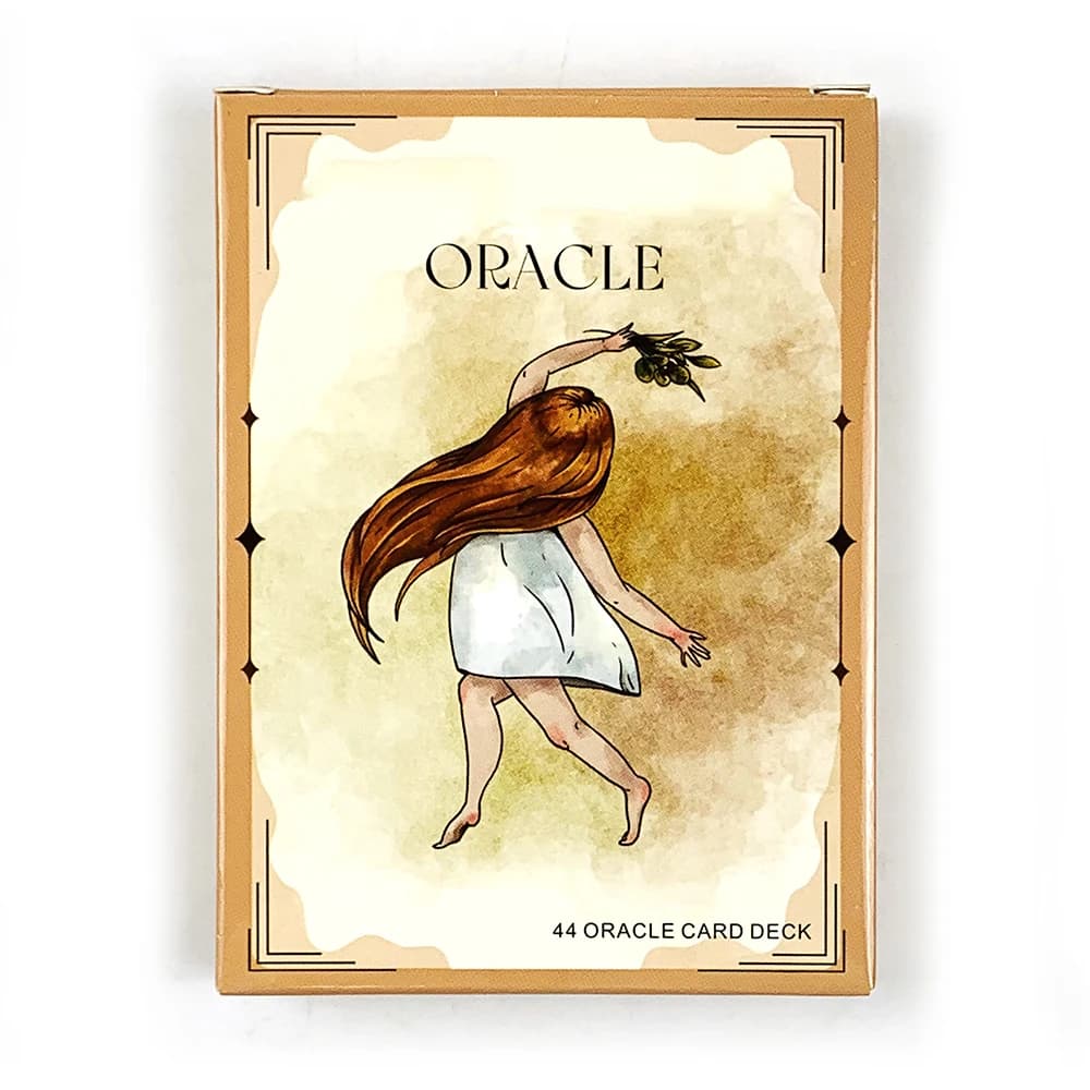 Jeu de société de divination avec 44 cartes Oracle, idéal pour les débutants, la méditation et les j