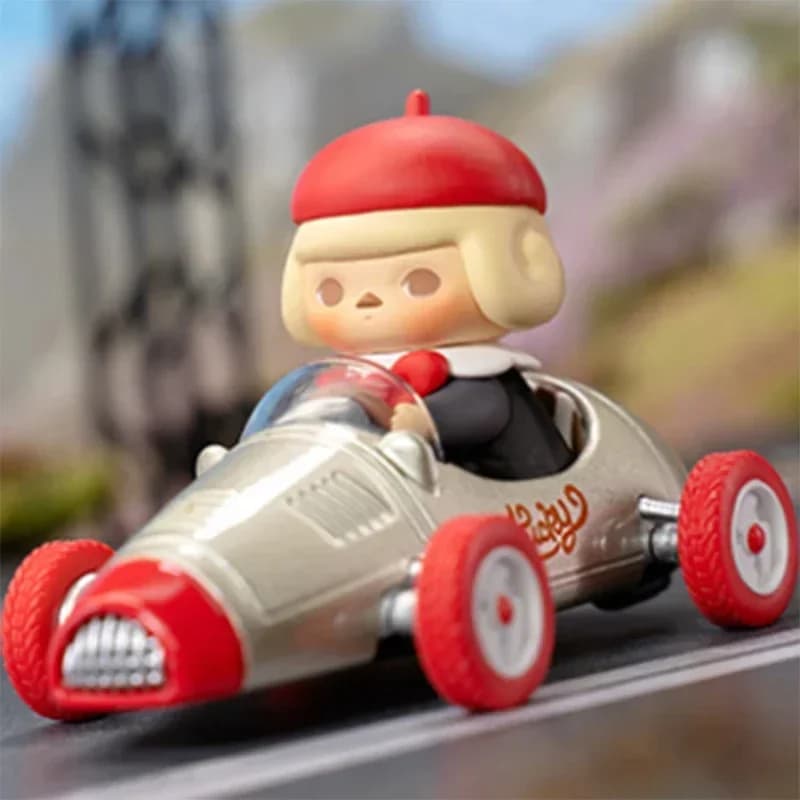 POP MART POPCAR Super Track Series Figurine Anime Tendance Boîte Mystère Surprise Jouets Figurines M