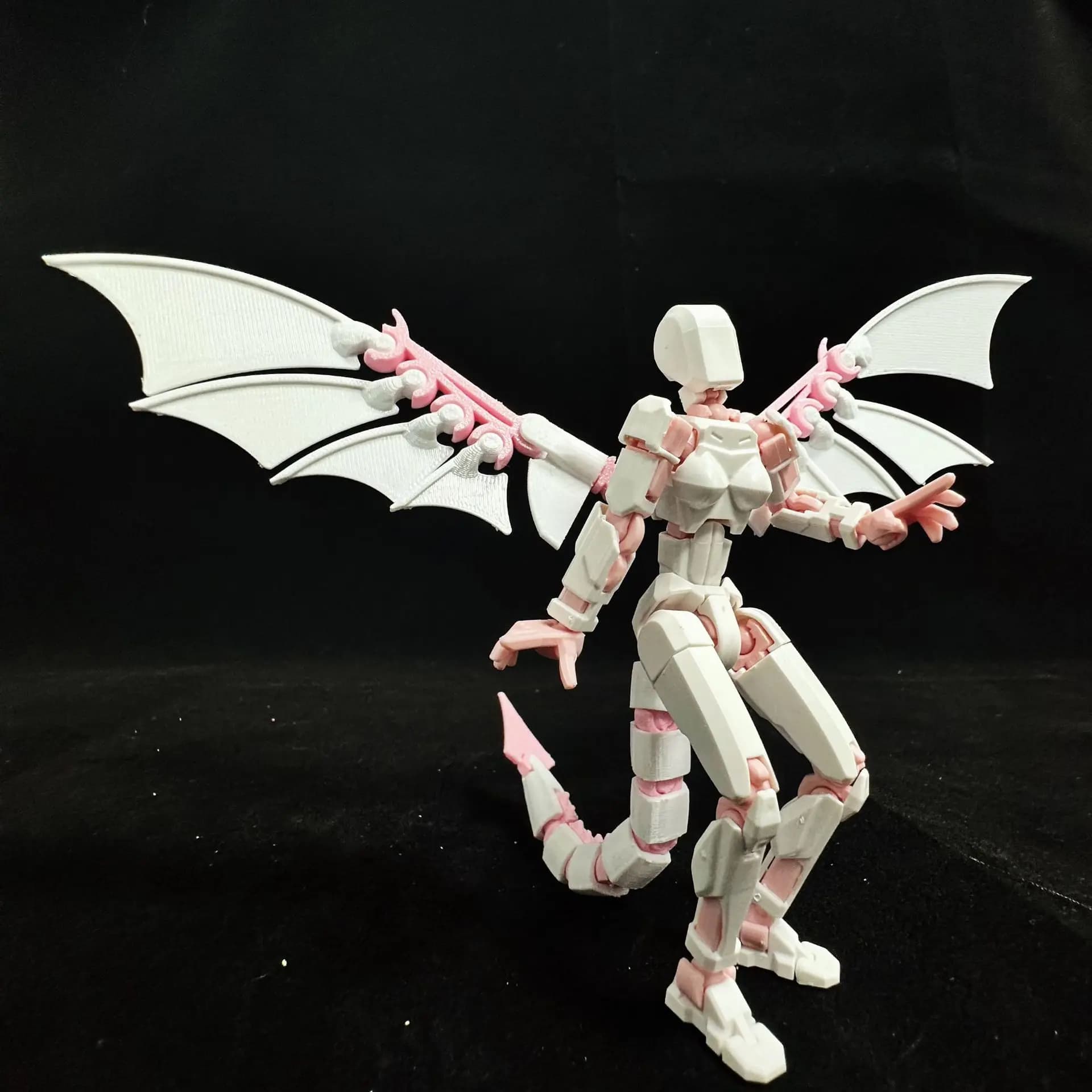 Figurine de dragon volant porte-bonheur à 13 articulations, robot articulé à assembler soi-même, déc