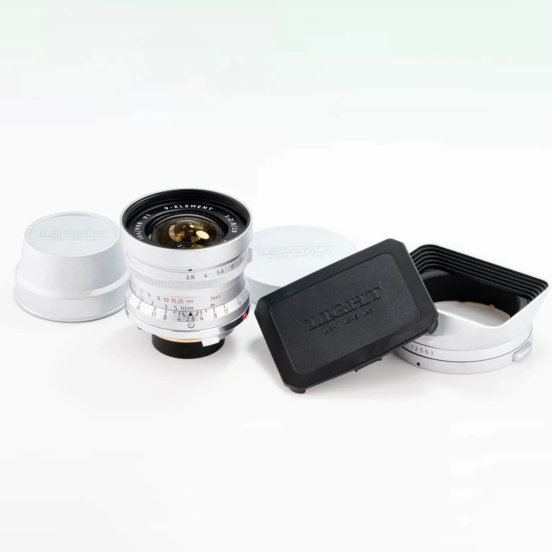 Objectif photo Light Lens Lab à mise au point manuelle 28mm F2.8, neuf éléments, Elmarit pour télémè