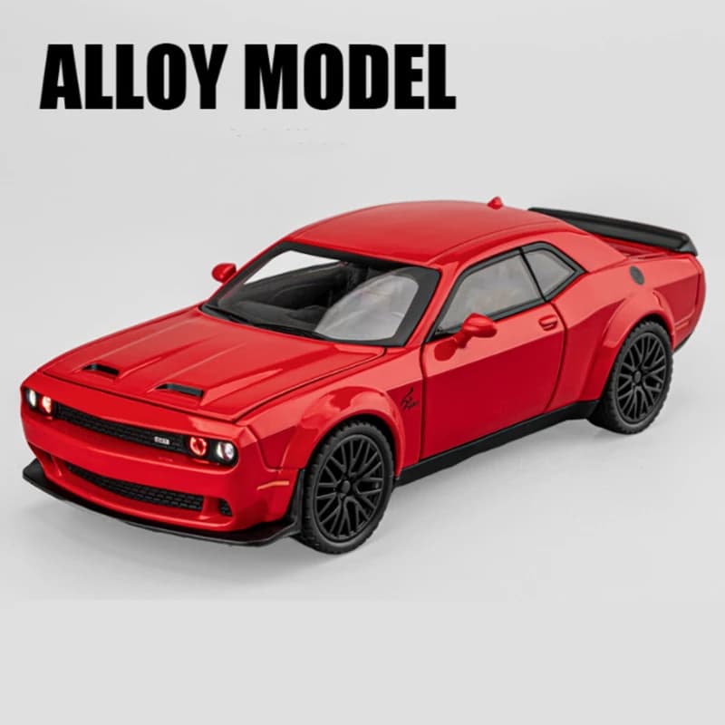 1:32 Dodge Challenger SRT alliage Musle modèle de voiture moulé sous pression en métal modèle de voi
