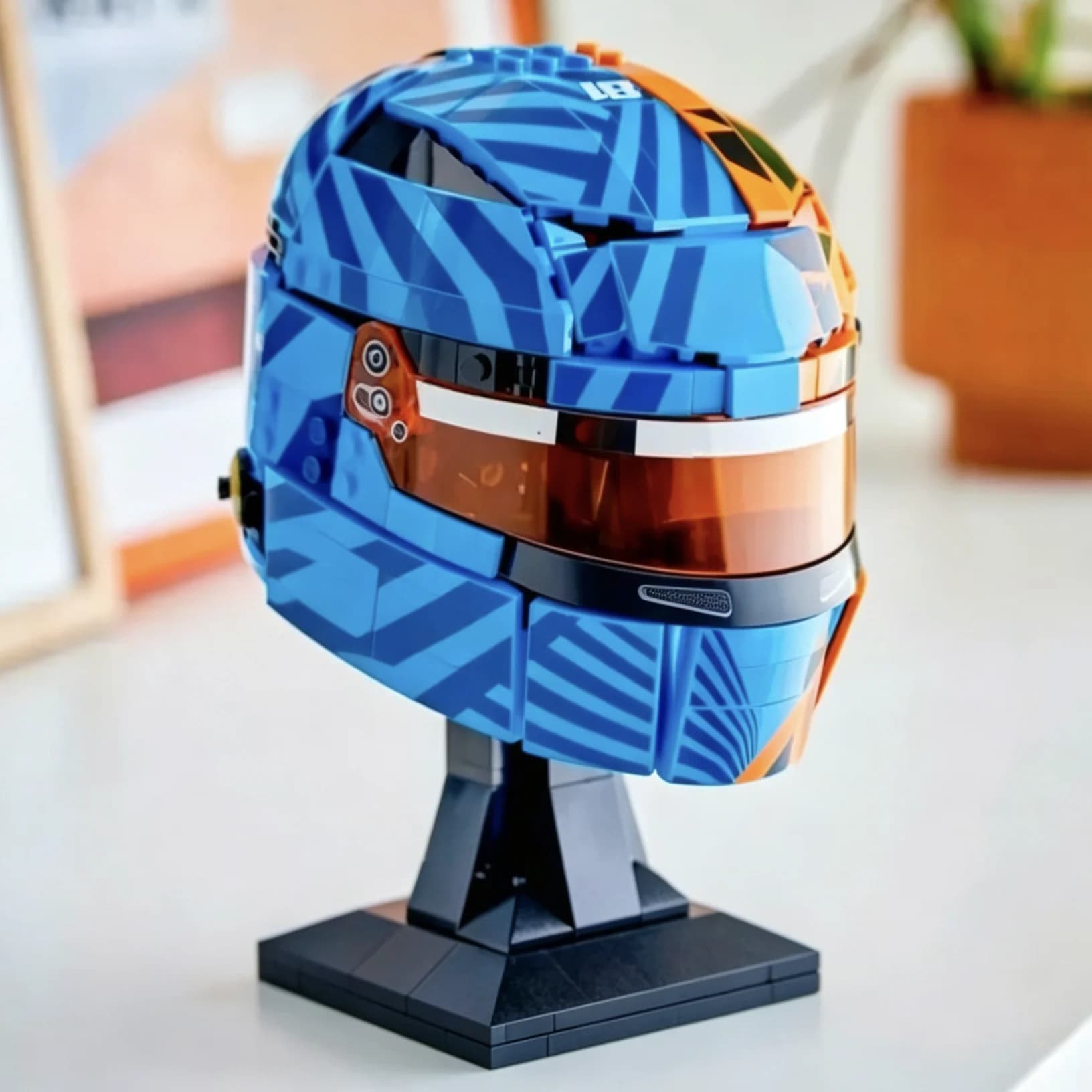 Nouveau 2026 – Modèle de casque de pilote de course Oscar Piastri Lando Norris, 793 pièces, en blocs