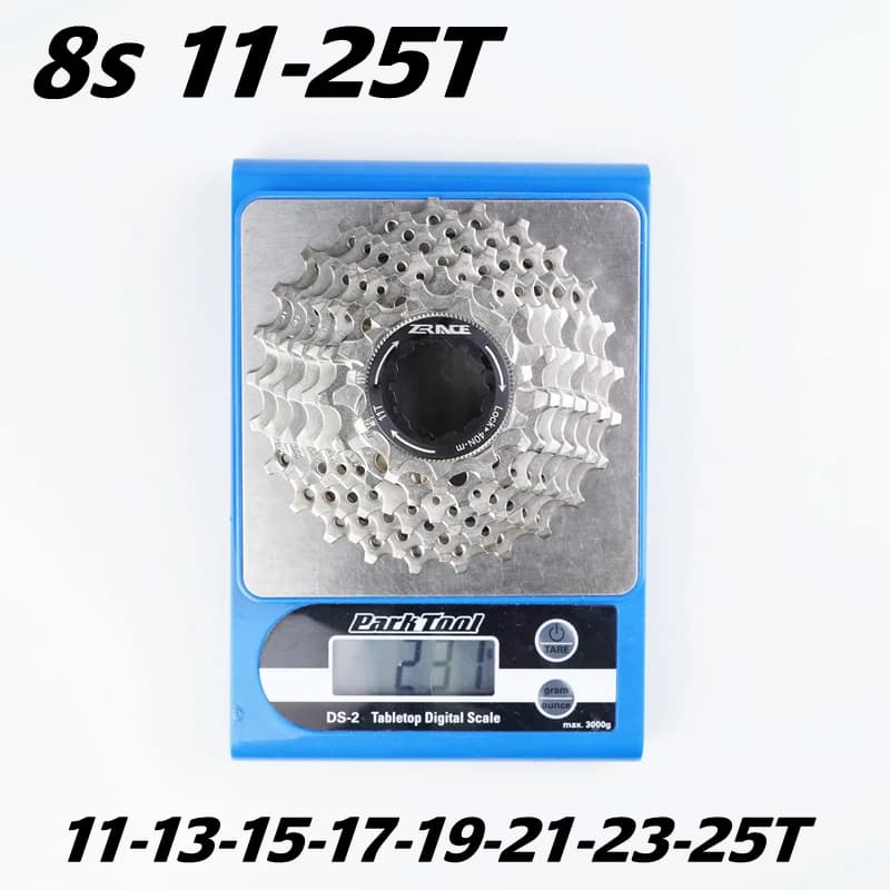 ZRACE Cassette de vélo 8 vitesses/9 vitesses roue libre de vélo de route 11-25T / 28T / 32T / 34T / 
