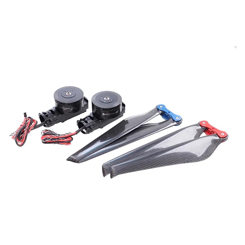 Flycolor FOC F8 5-12S moteur de puissance haute poussée ESC 3095 hélice pliante 35/40mm Tube en carb