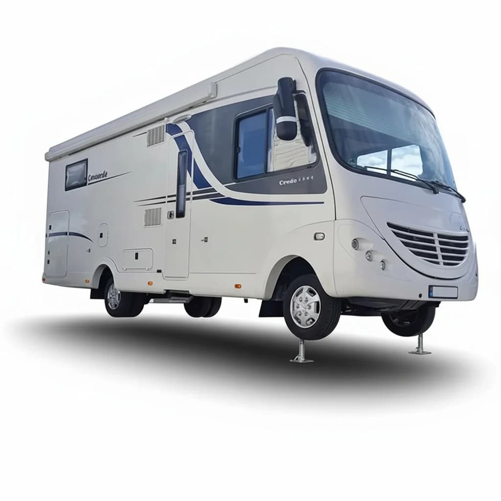Système de nivellement automatique pour camping-car, pompe hydraulique en acier 12V 24V, vérins à do