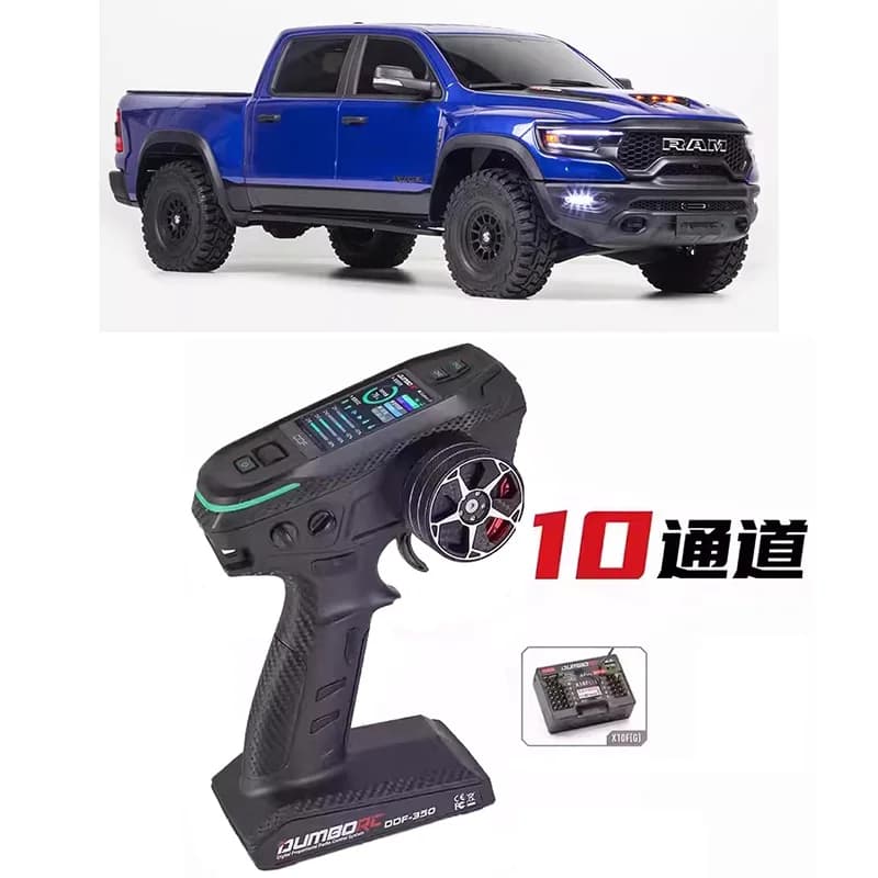 KM Thunder Dodge tyrannosaure RAM 1500 Simulation 1/8 télécommande électrique 4WD véhicule d'escalad