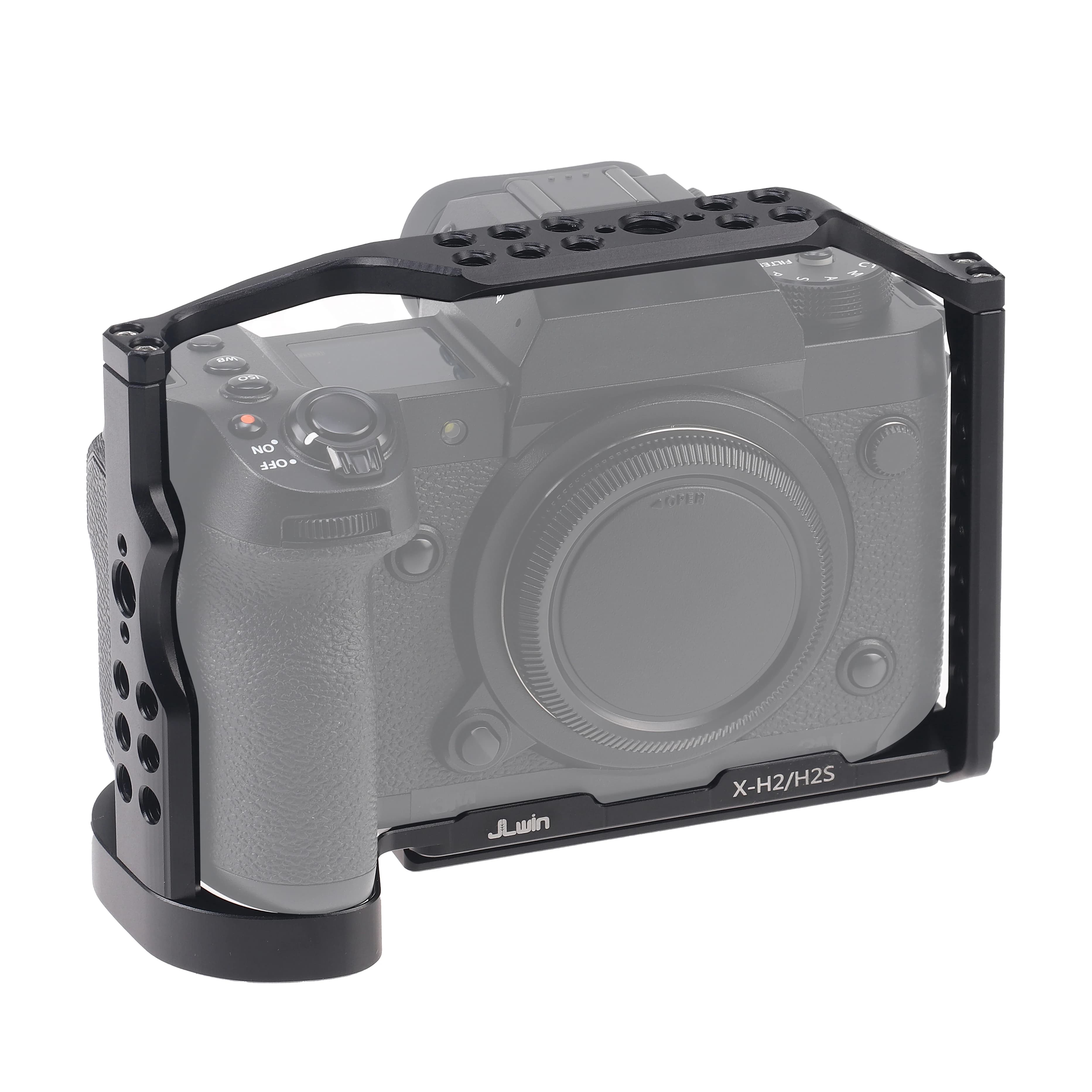 Kit de Cage pour caméra Fuji X-H2/X-H2S, cadre d'extension de photographie en Aluminium, plaque de p