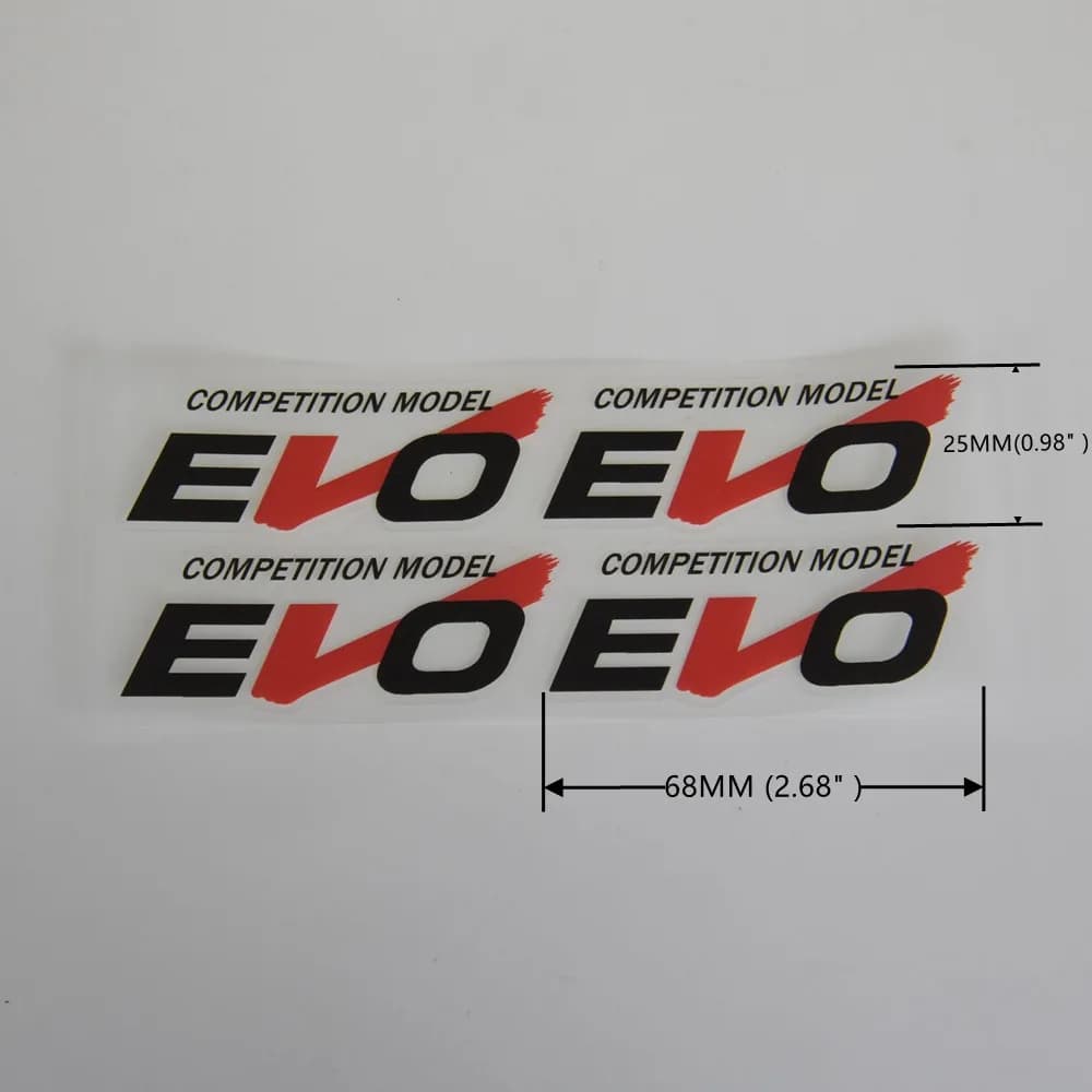 Autocollants de jante de style de voiture, 4 pièces, rayons VOLK RACING, décoration en PVC, autocoll