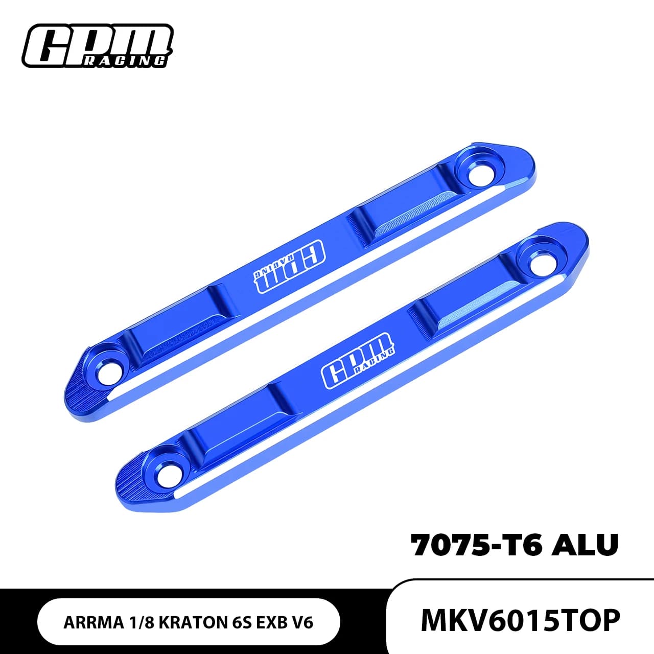 Rails de protection de toit en alliage GPM 7075-T6, pour ARRMA 1/8 KRATON 6S EXB -ARA8708V6