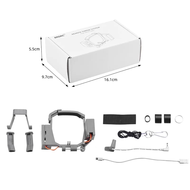 BRDRC – système de lancement de gouttes d'air pour Drone DJI MAVIC PRO Platinum, appât de pêche, bag