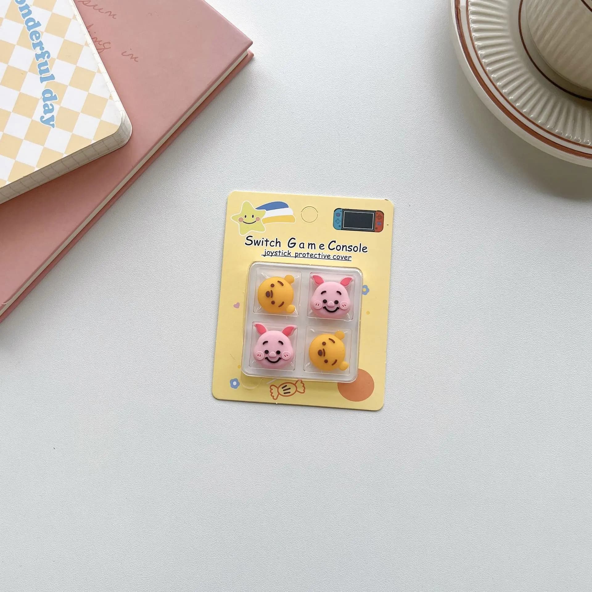 Sanrio pour Nintendo Switch, coque de joystick en silicone, NS Lite, capuchon de joystick de dessin 
