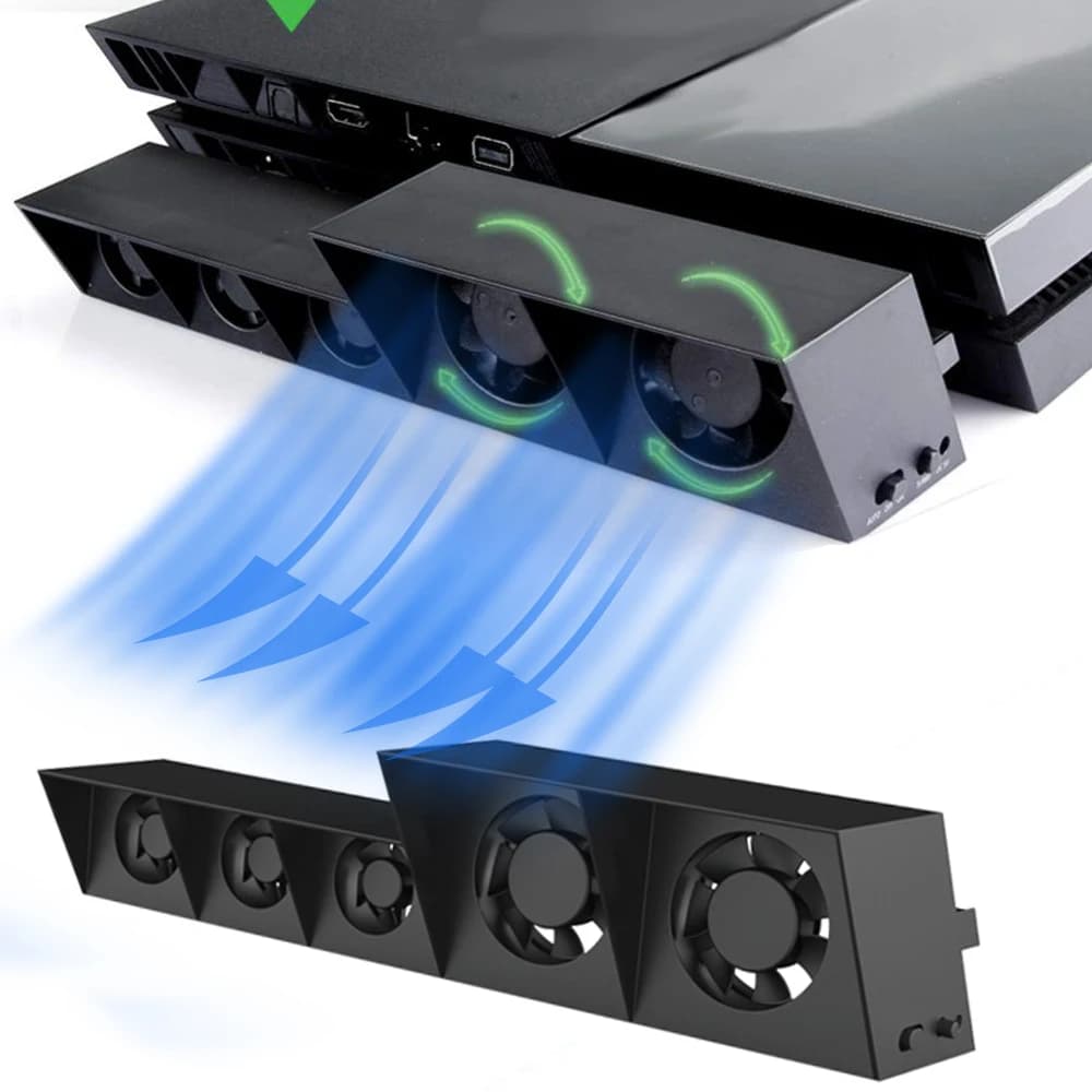 Ventilateur de refroidissement adapté pour Sony PS4, ventilateur de refroidissement à contrôle de te