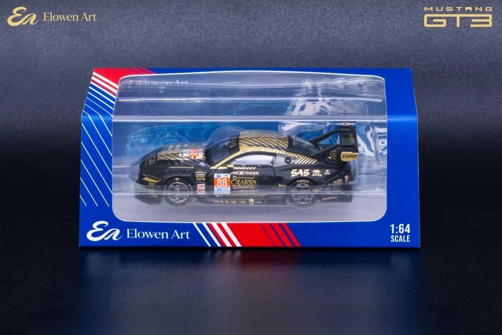 EA Elowen 1:64 Mustang GT3 2024 24 Heures de Le Mans Modèle de voiture miniature