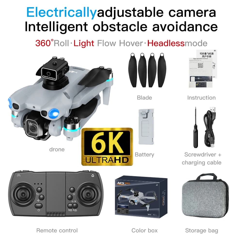 Nouveau Drone 4K professionnel 8K caméra aérienne FPV évitant des obstacles avec grand écran télécom