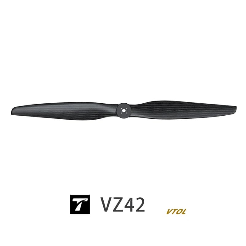 Hélice VZ42 T-MOTOR verticale/à aile fixe UAV en Fiber de carbone/paire de pièces de Drone courammen