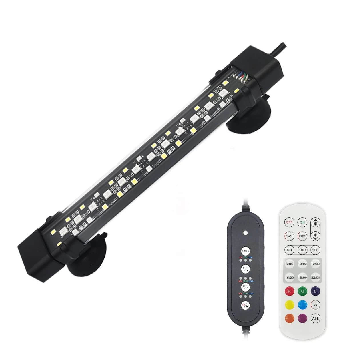 20-70cm Aquarium 24/7 spectre complet éclairage lumière LED Aquarium décoration plante aquatique cro