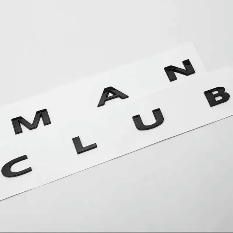 Lettres de voiture 3D en ABS noir, logo Clubman, emblème de coffre, autocollant pour Cooper S F54 R5