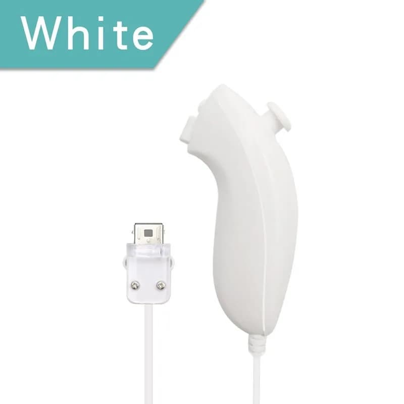 Nunchuck filaire pour Console Nintendo Wii / Wii U, télécommande sans fil sans mouvement Plus, manet