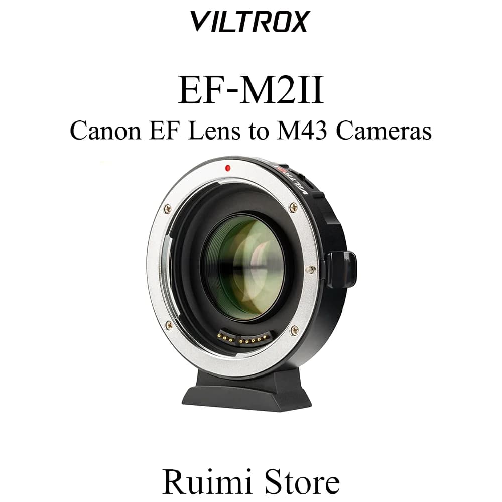 Bague d'adaptation Autofocus Viltrox EF-M2II pour objectif Canon EF vers appareils photo série montu