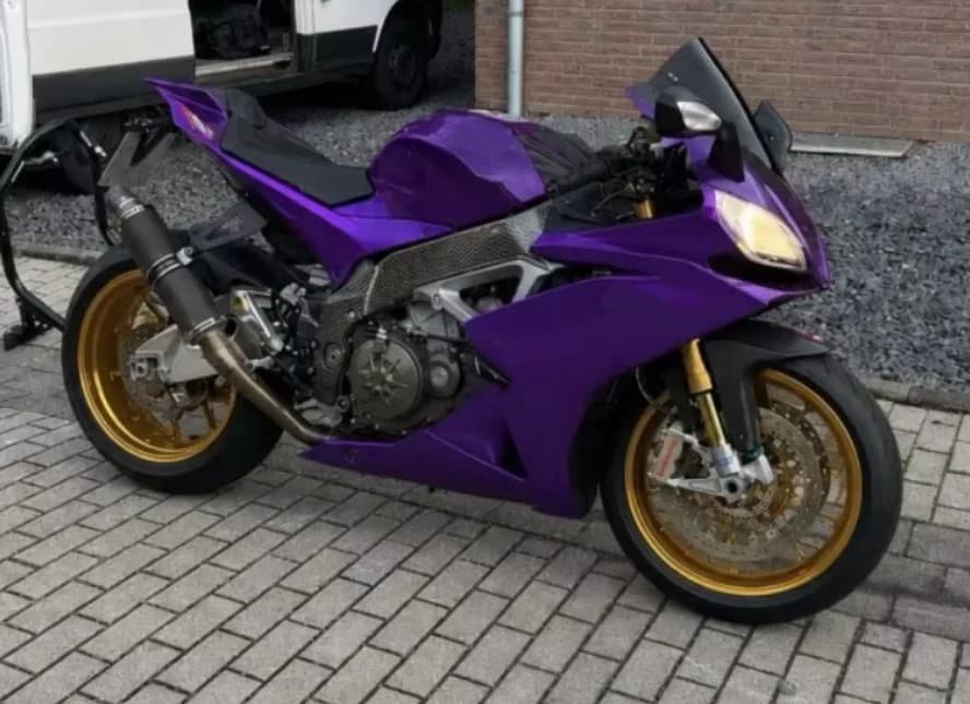 4Gifts Nouveau Kit de Carénages ABS Compatible avec Aprilia RSV4 1000 2009 2010 2011 2012 2013 2014 