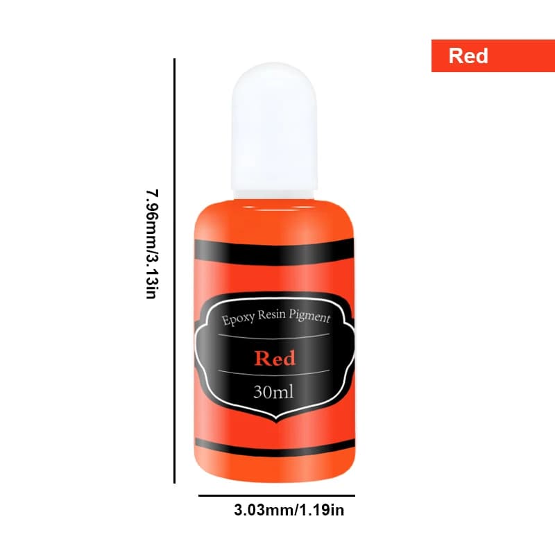 1 pièce de pâte de résine époxy de 30 ml / 1,01 oz – pâte de pigment de résine à 7 couleurs, idéale 