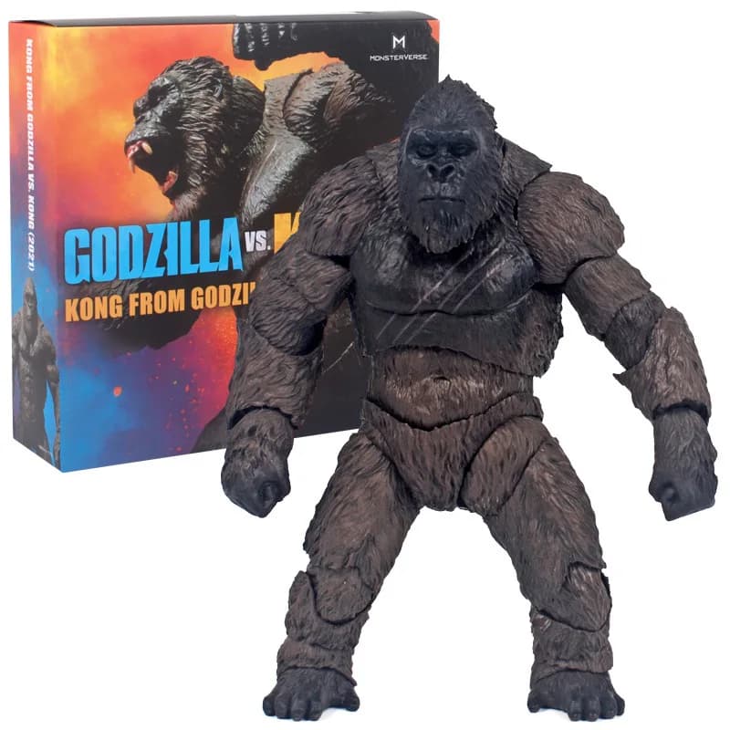 Godzilla Vs Kong personnage modèle d'action King Kong Figurine crâne île monstres poupée à collectio