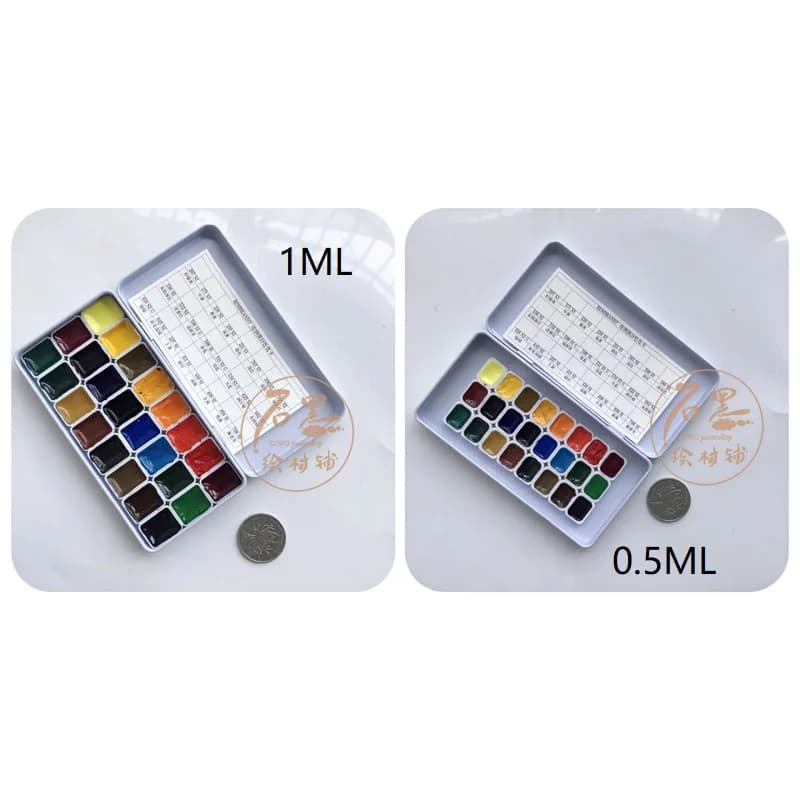 Rembrandt-Ensemble d'tible de peinture aquarelle, aquarelle professionnelle, fournitures d'art, pein