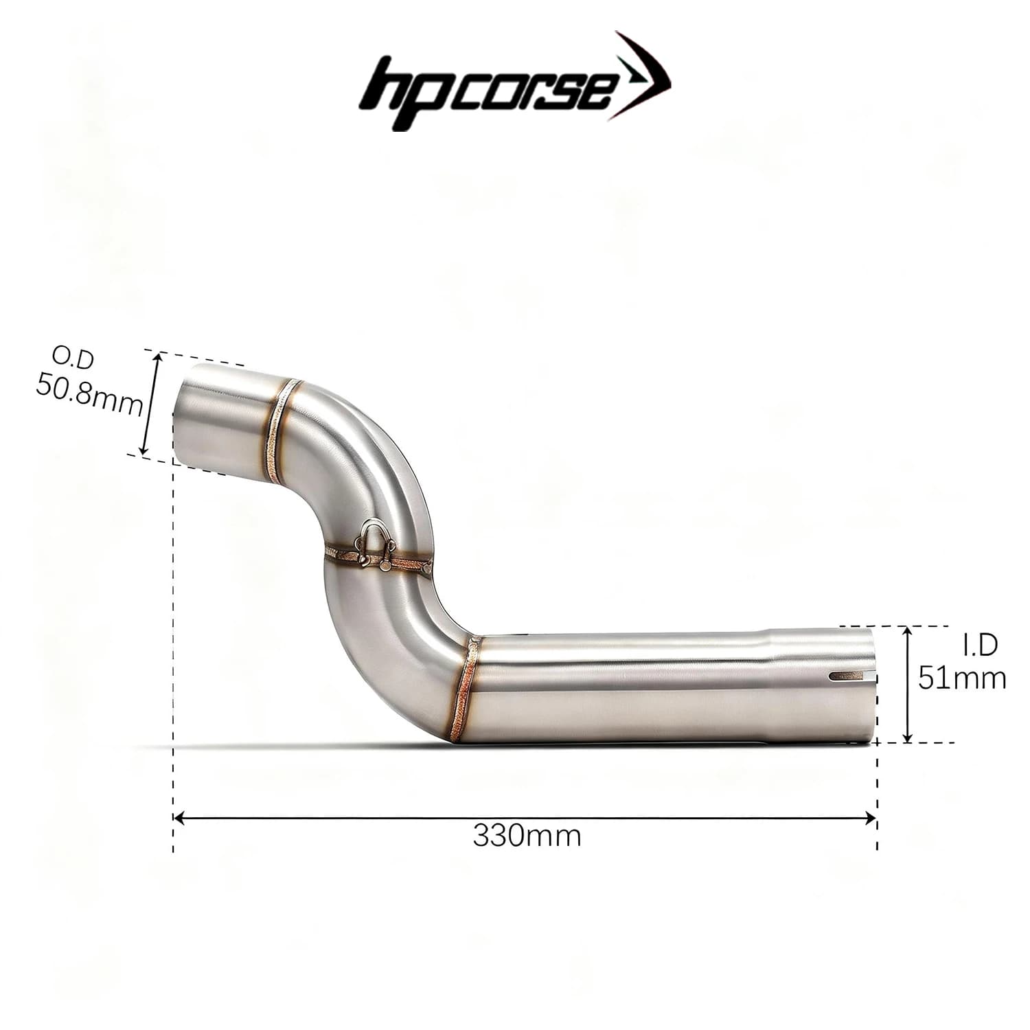 Pour BMW F900 F900R F900XR 2020 - 2024 Silencieux d'échappement modifié pour moto, tube de liaison i
