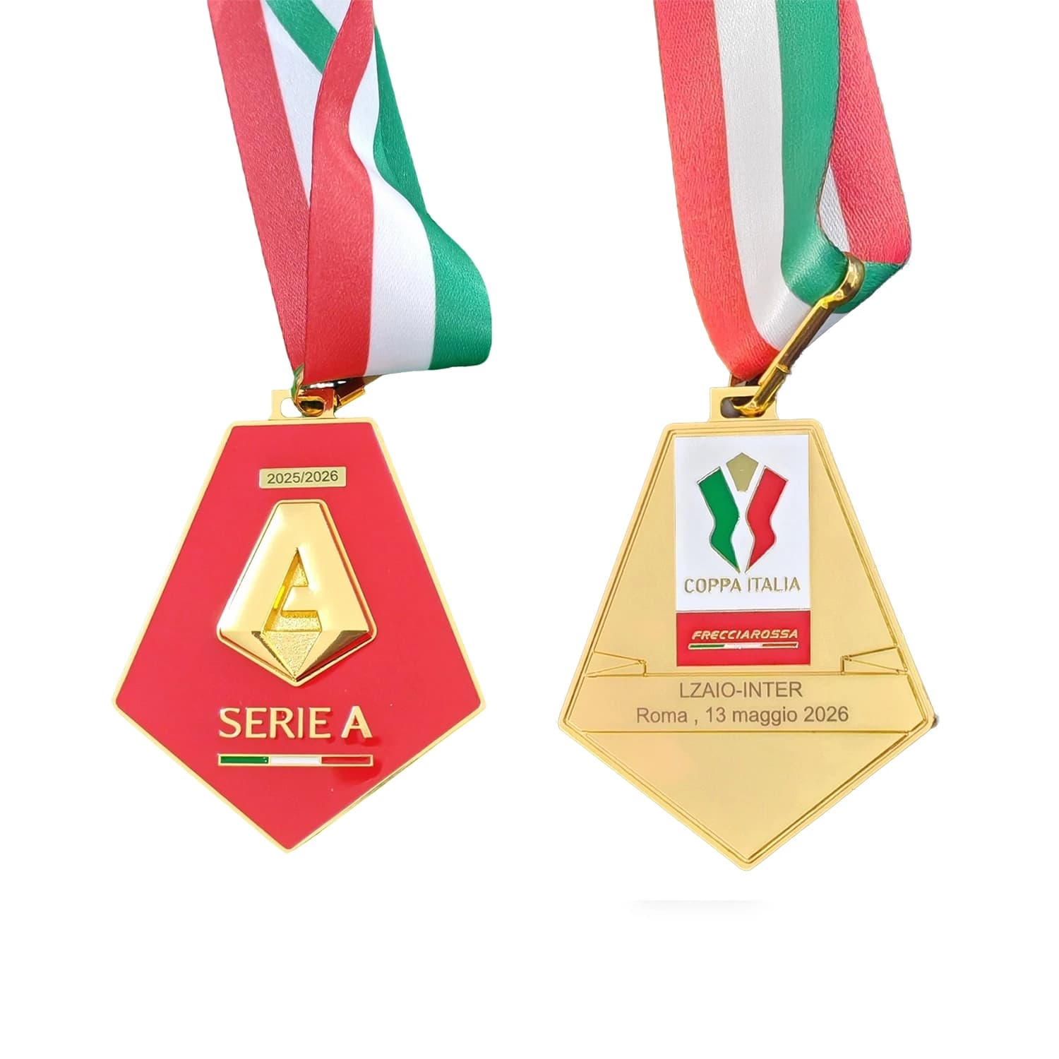 Nouvelle Médaille des Champions Coppa Italia 2025/2026 Inter Milan – Souvenir des Fans des Finaliste