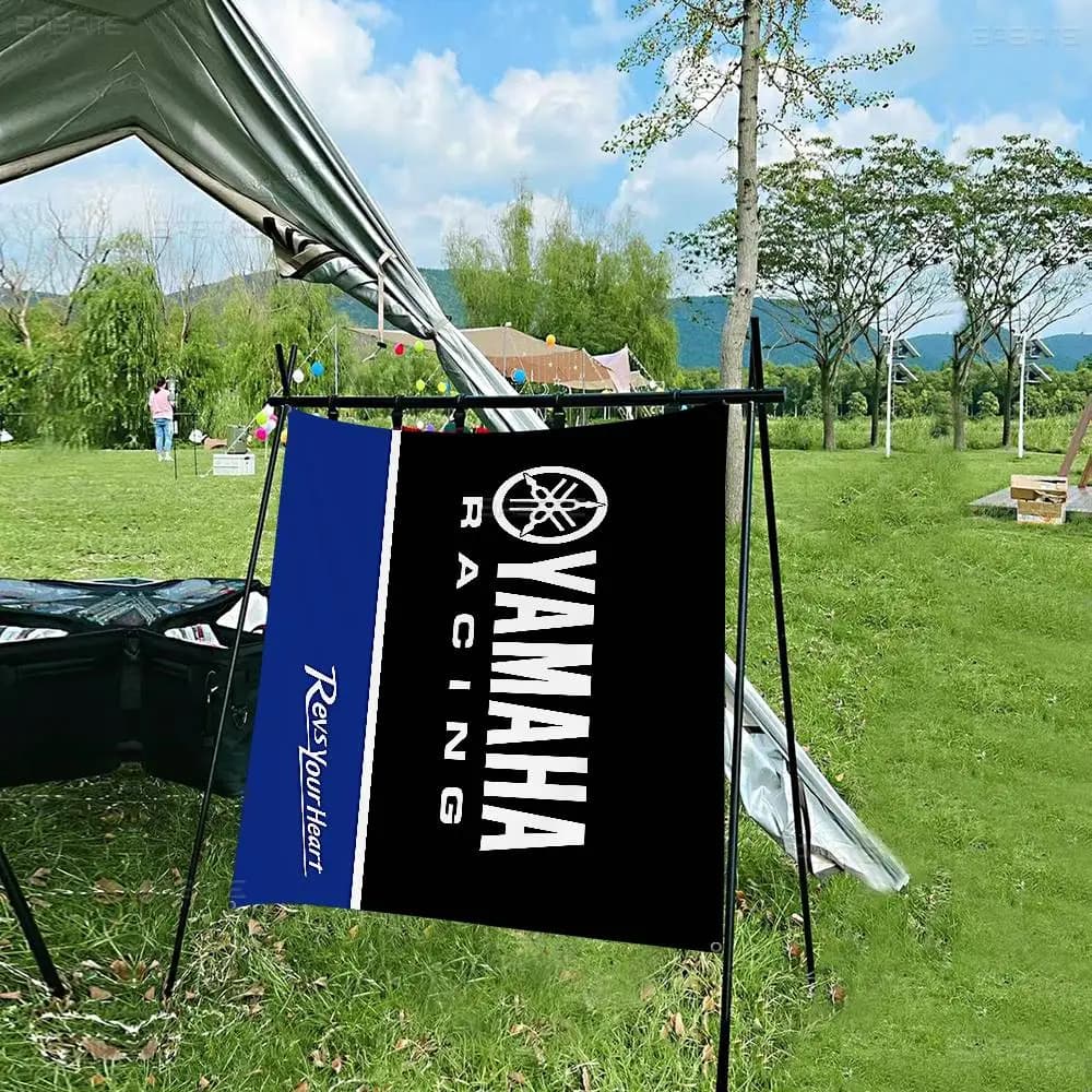 Drapeau de course de moto Y-Yamaha Anime pour décoration de salon, de maison ou de dortoir, bannière