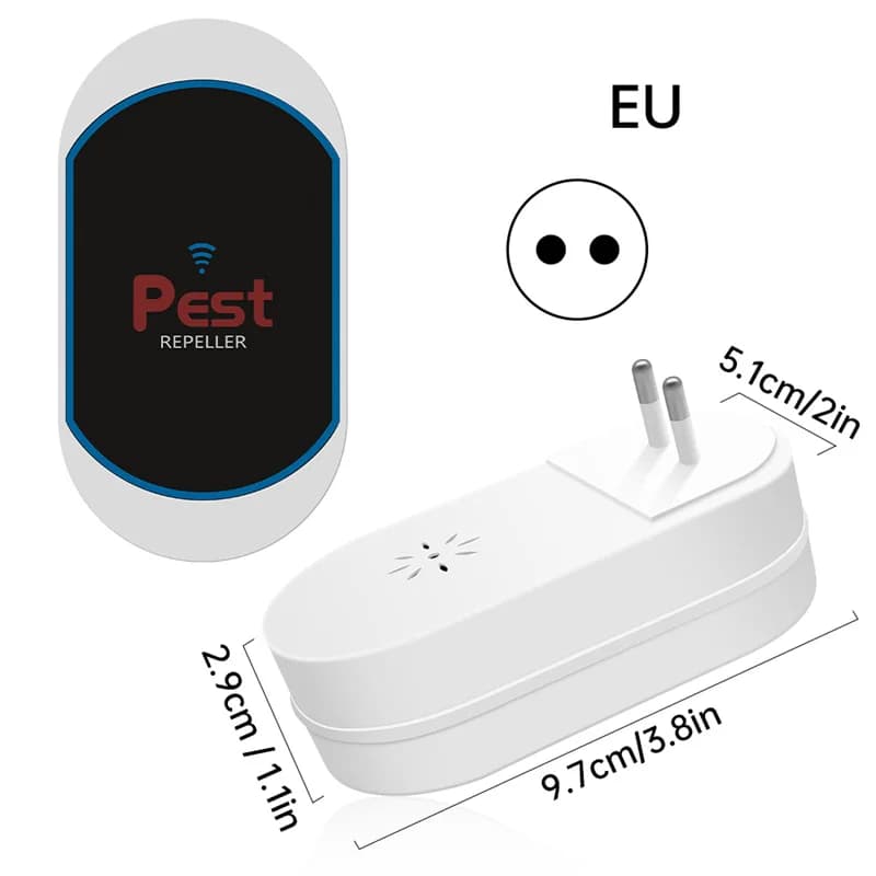 Répulsif Ultrasonique Amélioré Lenovo à Brancher Contre les Moustiques, Insectes, Rats et Cafards – 