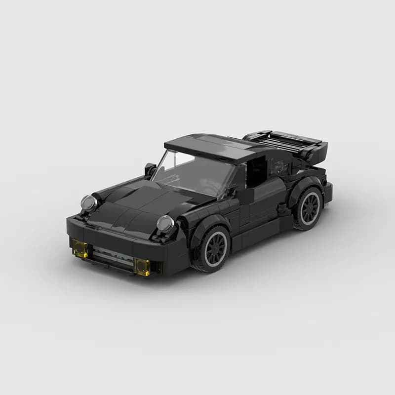 MOC Championed Racing Boy – jouet de Garage créatif, voiture de sport de ville, bricolage, blocs de 