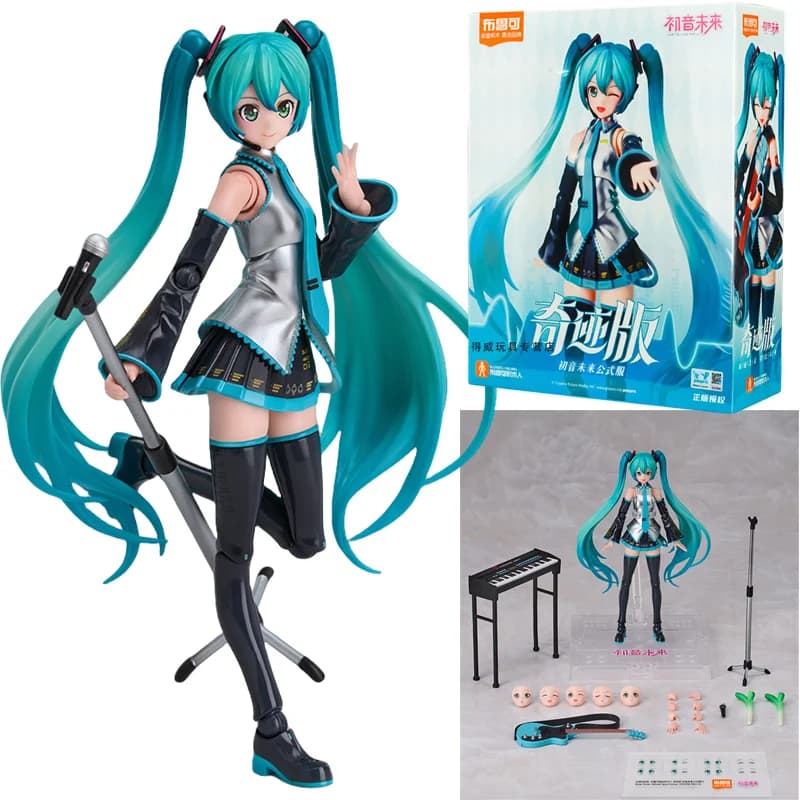 Blokees Hatsune Miku 17ème Édition Sakura Miku Figurine Articulée Chanteuse Anime Jouet à Assembler 