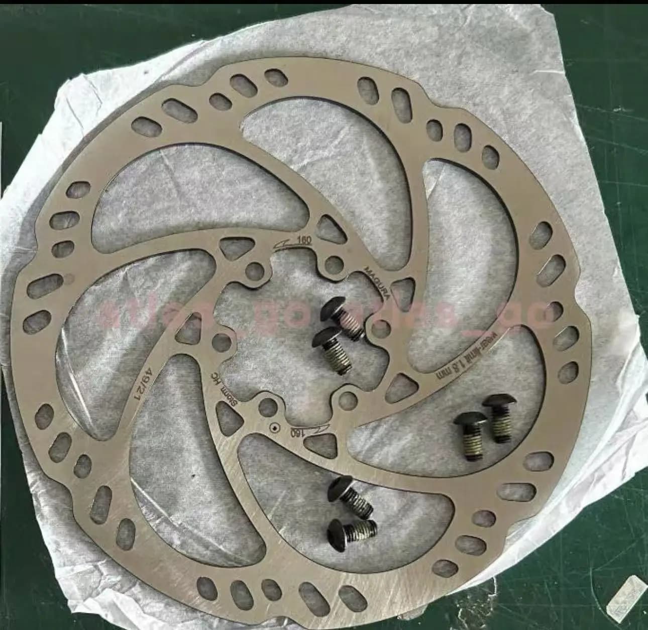 Rotor de disque de tempête original Magura mt5 mt7 mt8 mt6 mt4 mt2 rotor de tempête sl hc avec vis
