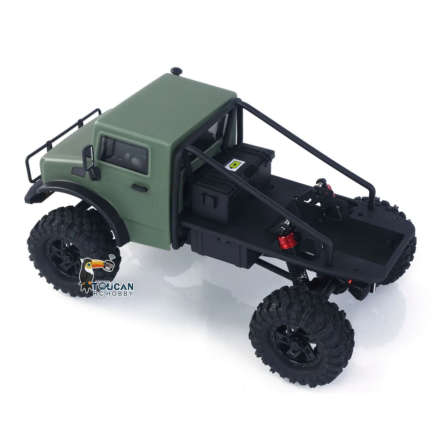 Voiture sur chenilles de roche RC 1/18 2.4G CR18P V3 4WD, véhicule d'escalade tout-terrain RTR prêt