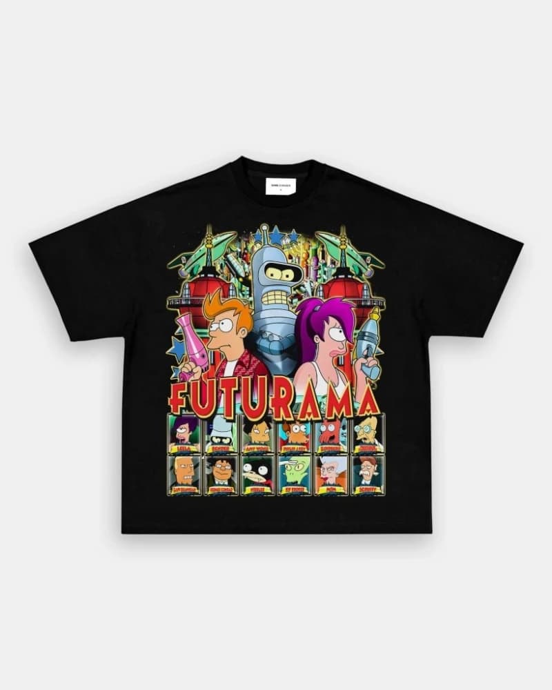 T-shirt de l'équipe Planet Express de FUTURAMA |   Sweat-shirt à col en V unisexe, débardeur pour ho