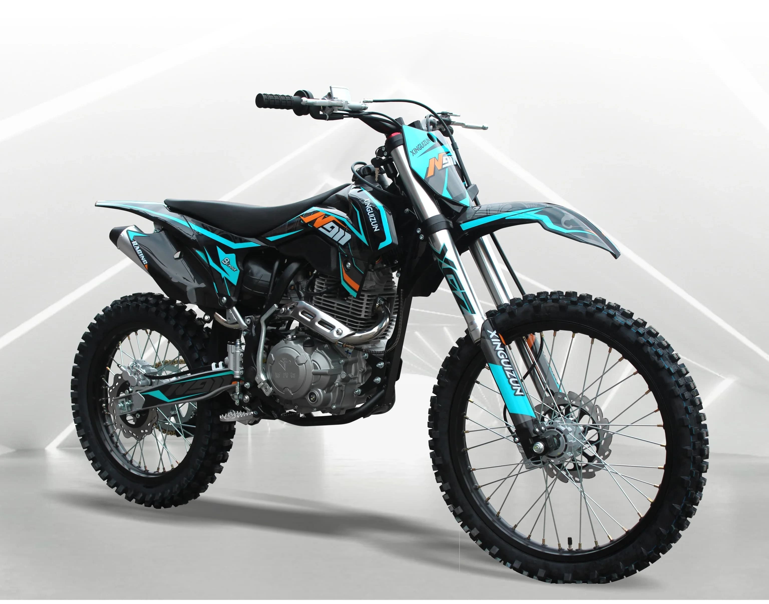 Moto Enduro à gaz 4 temps 250CC, vélo tout-terrain refroidi par air pour adultes, motocross tout-ter
