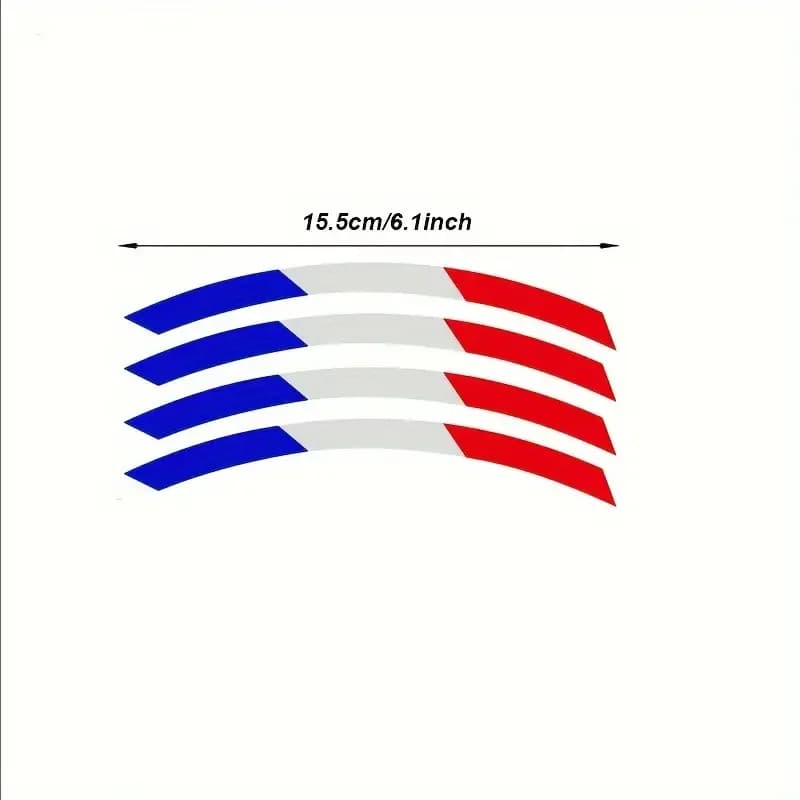 Autocollants pour jantes de voiture, 4 pièces, pour Peugeot 3008 5008 2008 106 107 108 205 206 207 2