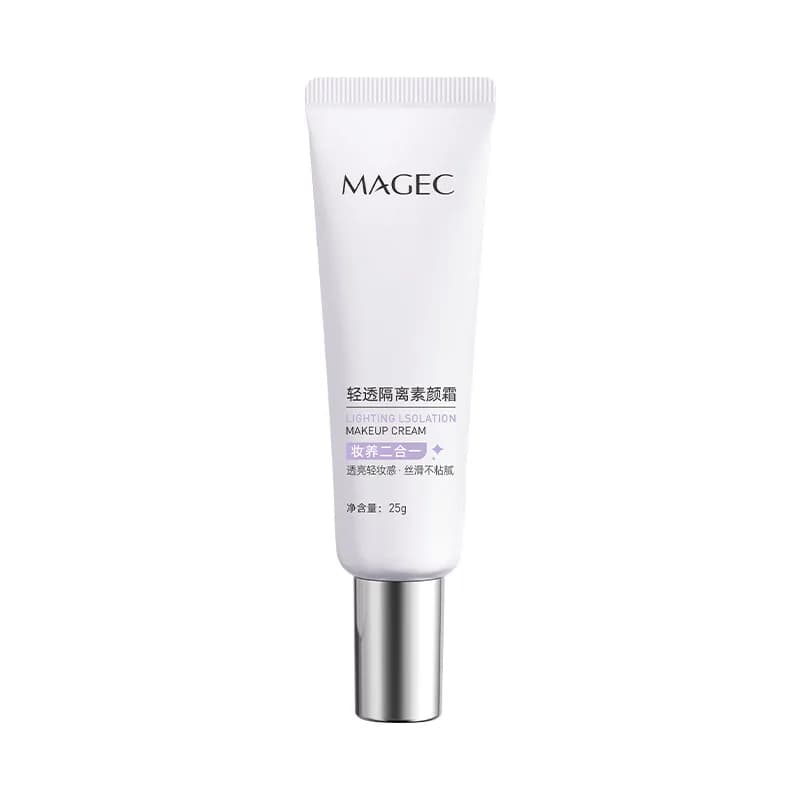 Crème Teint Unifiant MAGEC Rose Blanche – Éclaircissante Naturelle, Maquillage Nude, Waterproof, Lon