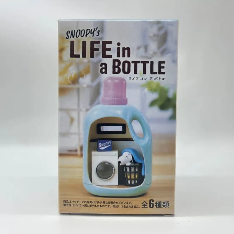 Offre spéciale Re-Ment la vie de Snoopy dans une bouteille scène Happy Hour Ornamen boîte aveugle po