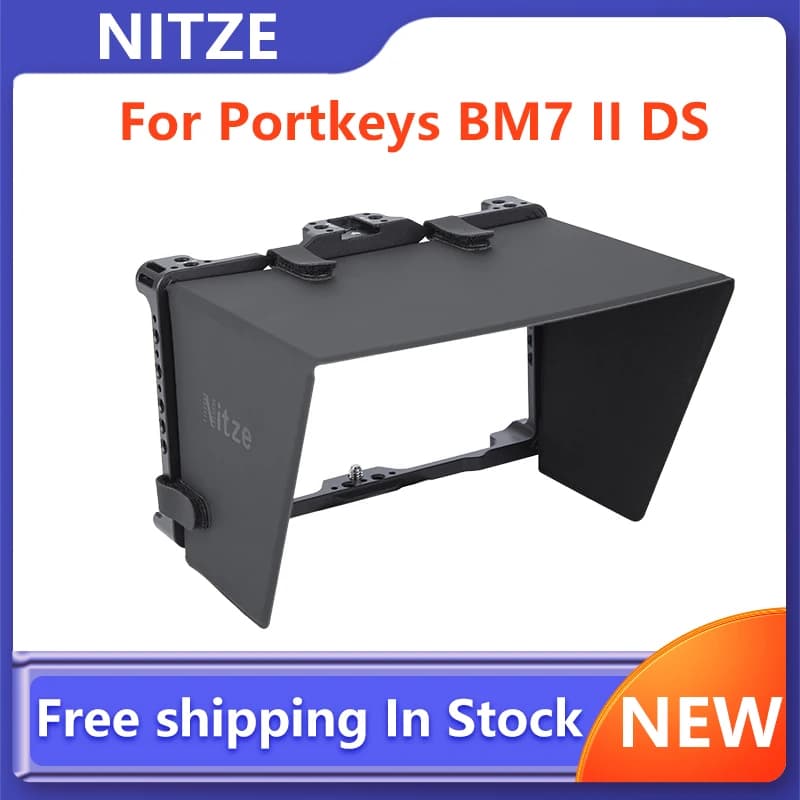 Kit étendu de cage de moniteur NITZE BM7 II DS pour moniteur Portkeys BM7 II DS