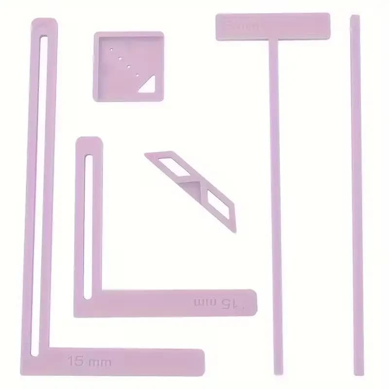 Kit d'outils de scrapbooking facile à utiliser pour débutants, ensemble de pochoirs de reliure, arti