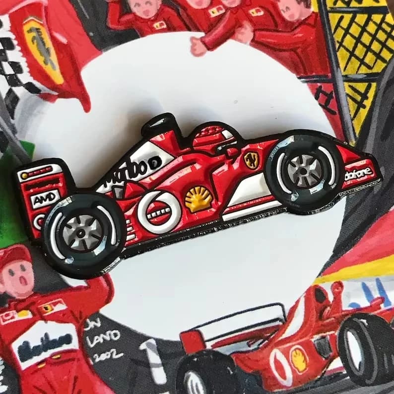 Michael Schumacher F2002 Épinglette en émail dur