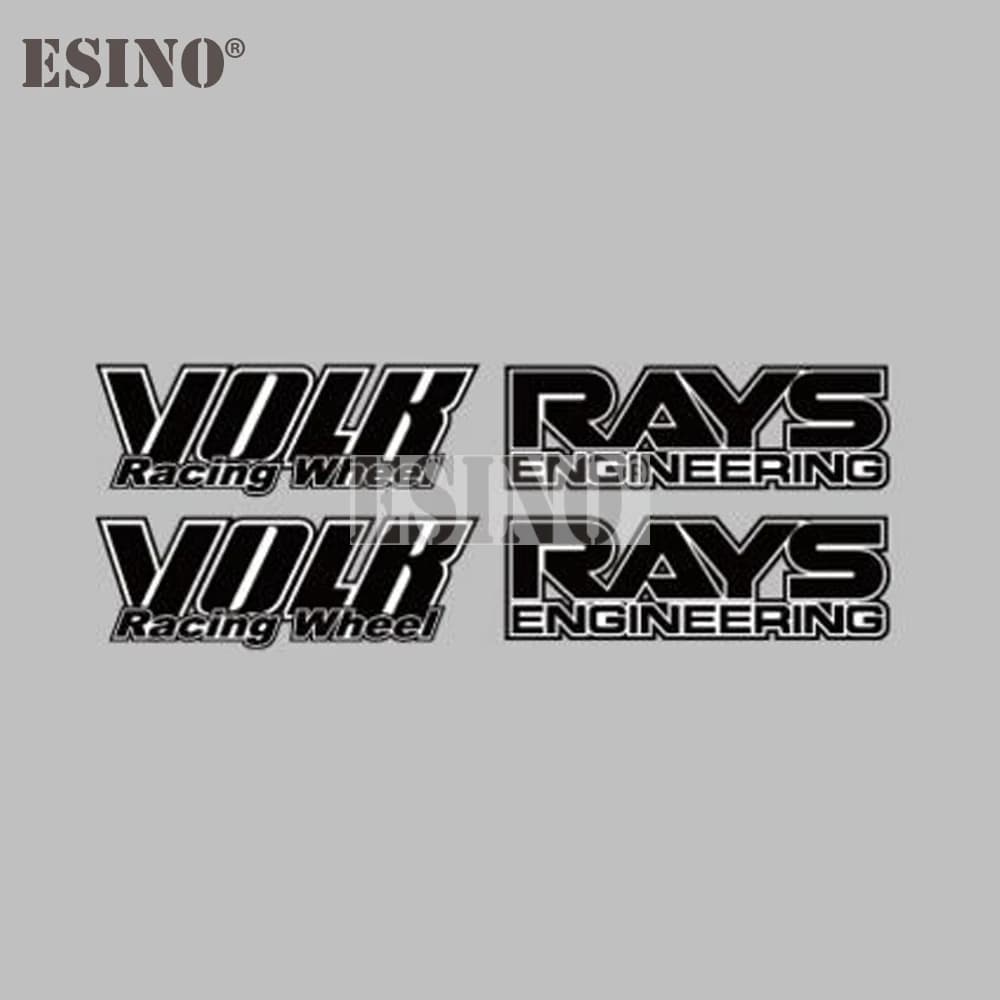 Volk Racing – autocollant décoratif en vinyle pour jante de roue classique, ensemble de décalcomanie